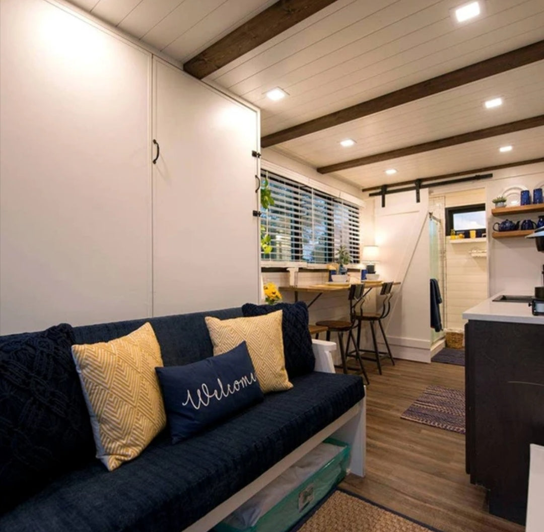 Cabin Home 40ft x 20ft Double Story Flat Pack Home with Bathroom and Kitchen
